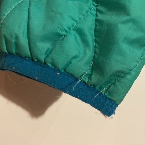 Kids' Patagonia Nano Puff Diamond Quilted  Jacket Neon Green Girls Size 12 - Picture 10 of 12